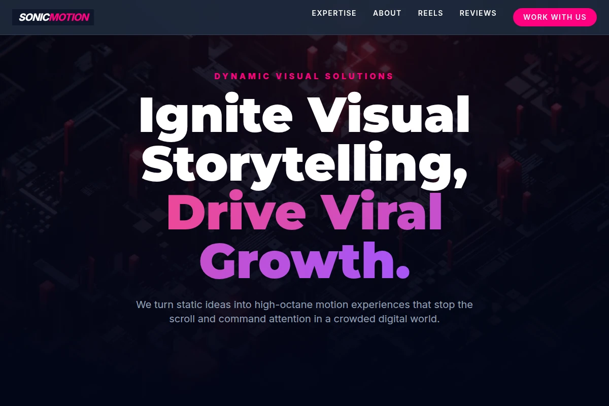 Sonic Motion Graphics