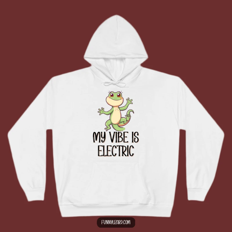 Cozy Funny Lizard Dancing Hoodie - Warm and Hilarious Gift Idea
