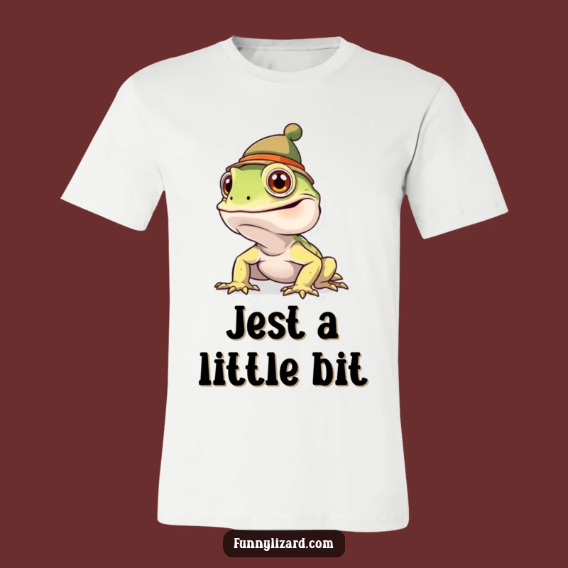 Funny Goofy Lizard Hat T-Shirt - Comical Reptile Tee Gift